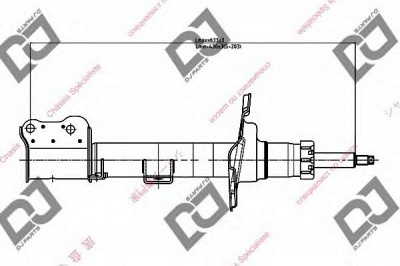 DJ PARTS ds1200gs -  Амортизатор